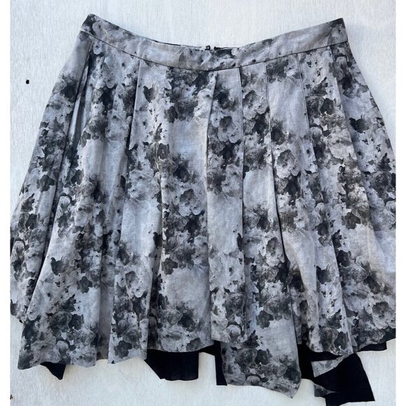 Robert Rodriguez Womens Pockets Asymmetrical Pleated Mini Skirt Size 10 - Picture 9 of 10